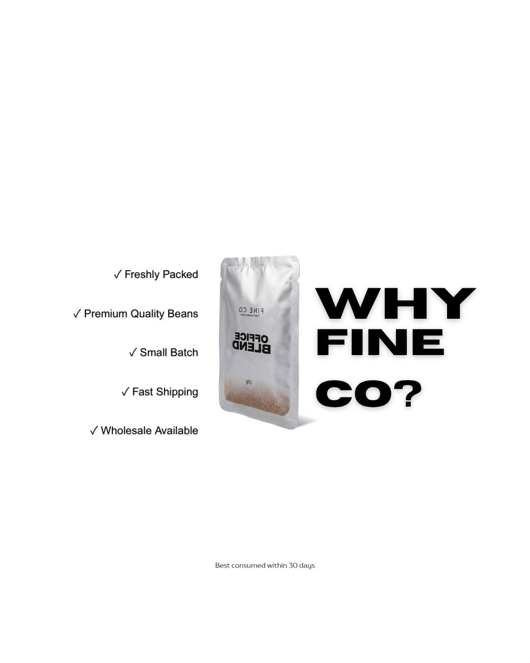 New! Fine Co Office Blend Drip Bag