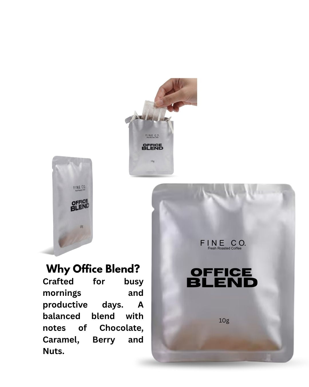 New! Fine Co Office Blend Drip Bag