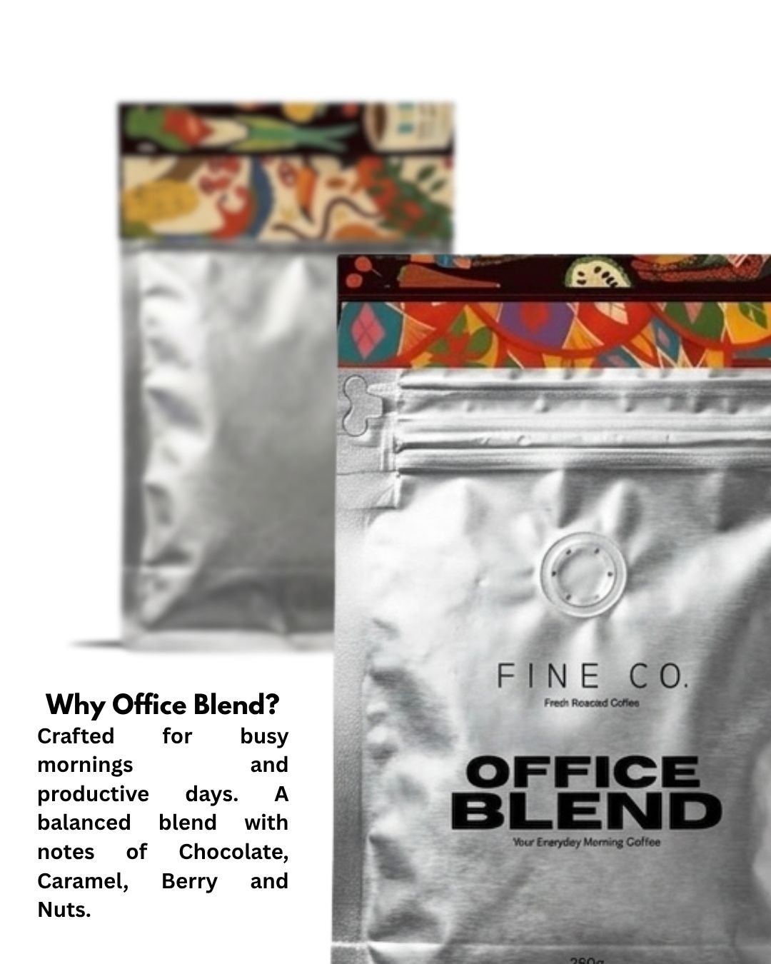 Fine Co Office Blend Coffee Beans 250g