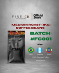 Fine Co Office Blend Coffee Beans 1kg